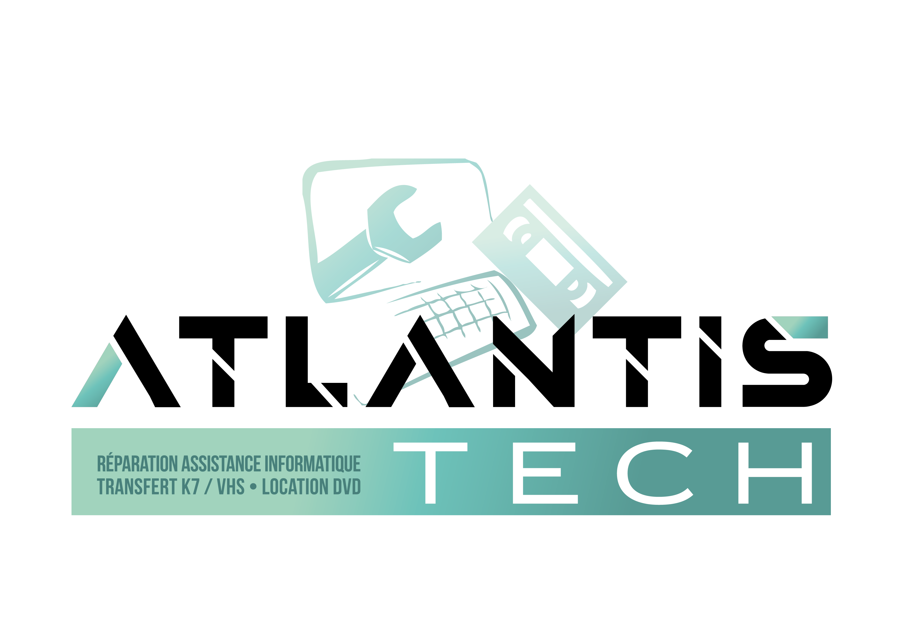 atlantis tech logo réparation assistance informatique