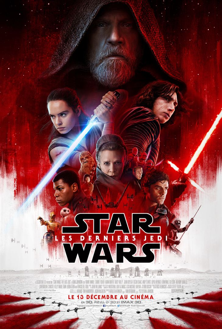 Star Wars le dernier jedi à la location en dvd