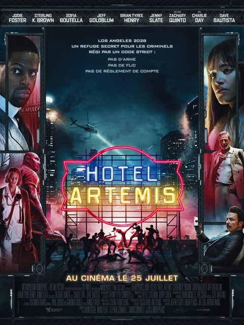Hotel artemis à la location en dvd