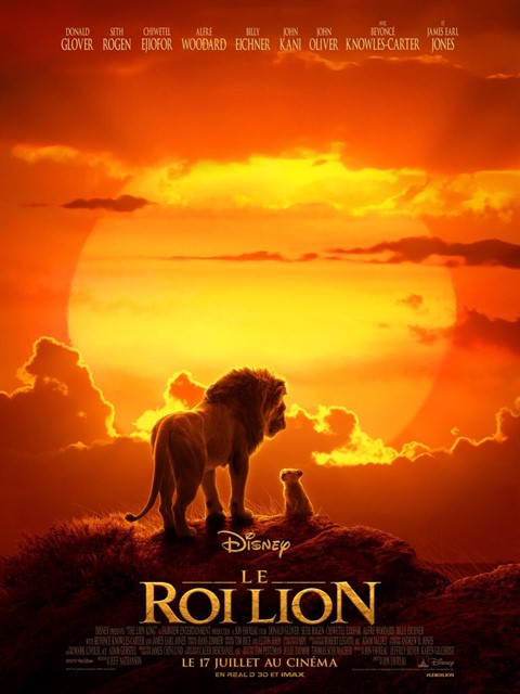 Le roi lion à la location en dvd