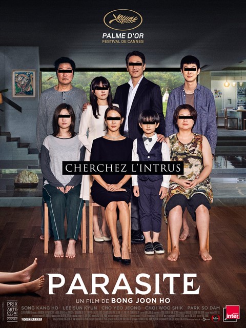 Parasite à la location en dvd